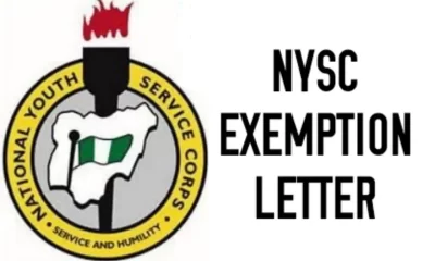 How to apply and print nysc exemption letter