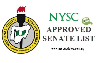 NYSC Senate List 2023 - Check Your Name Now