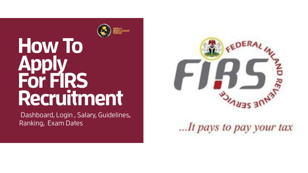 FIRS Recruitment 2023/2024 Application Form Registration Portal | www.firs.gov.ng