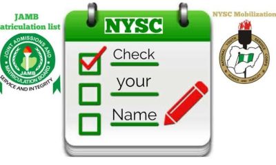 How To Check JAMB Matriculation List For NYSC Mobilization