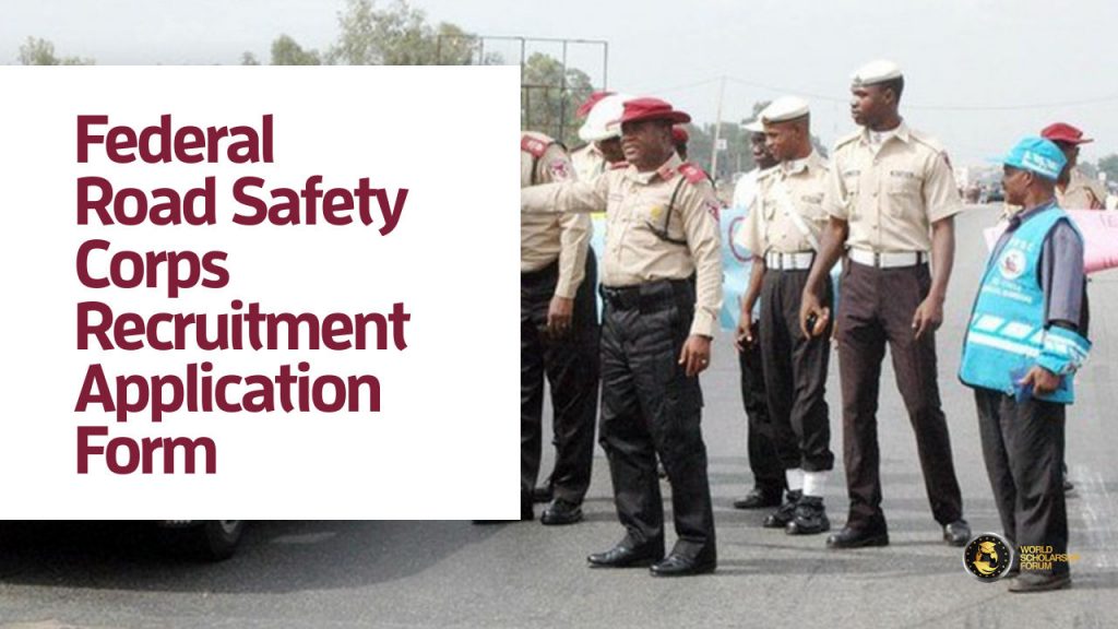 FRSC Recruitment 2023/2024 Application Form Registration Portal