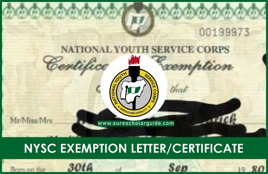 NYSC Exemption Letter Facts You Need To Know NYSC Updates nysc-exemption-letter-facts-you-need-to-know-nysc-updates