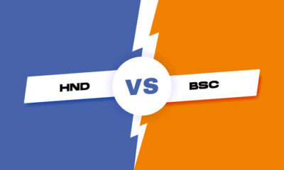 difference between HND and BSc qualifications.