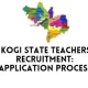 Kogi State Teachers Recruitment Portal 2024/2025 Application Form