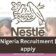 Nestle Nigeria Recruitment Form 2024